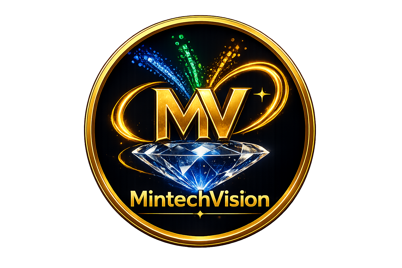 MintechVision logo premium